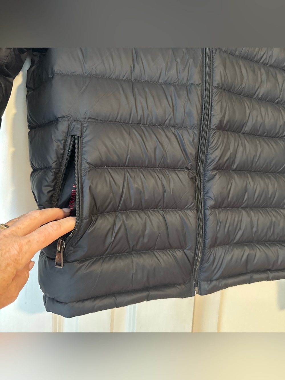 Polo Ralph Lauren Packable Down Puffer Jacket Coat no hood Large - Picture 6 of 9